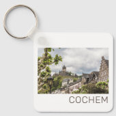 Cochem Moselle Panorama Germany Souvenir Sleutelhanger (Voorkant)