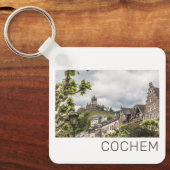 Cochem Moselle Panorama Germany Souvenir Sleutelhanger (Voorkant)