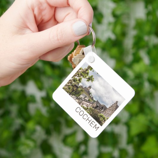 Cochem Moselle Panorama Germany Souvenir Sleutelhanger (Hand)