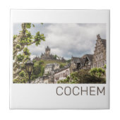 Cochem Moselle Panorama Germany Souvenir Tegeltje (Voorkant)