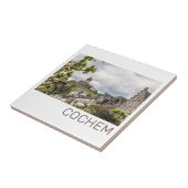 Cochem Moselle Panorama Germany Souvenir Tegeltje (Zijkant)