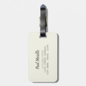 Cochem op de Moselle Germany Souvenir Bagagelabel (Achterkant verticaal)