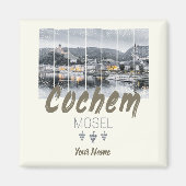 Cochem op de Moselle Germany Souvenir Magneet (Voorkant)