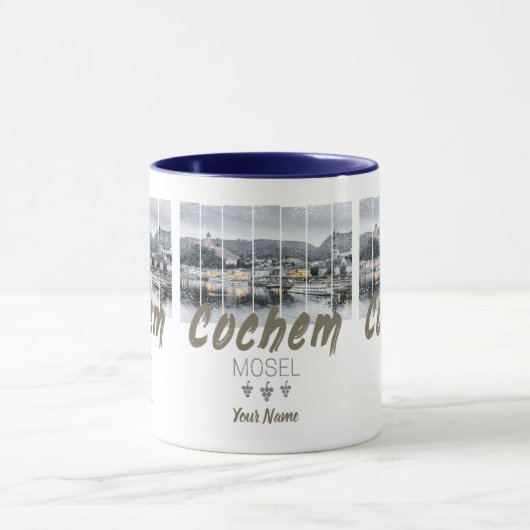 Cochem op de Moselle Germany  Souvenir Mok (Midden)