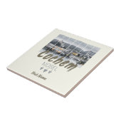 Cochem op de Moselle Germany Souvenir Tegeltje (Zijkant)