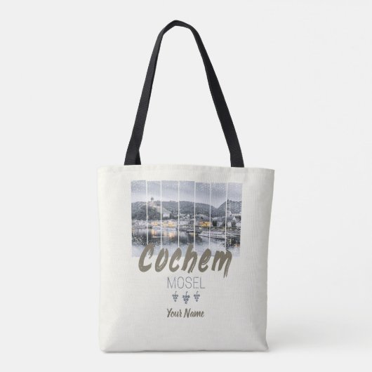 Cochem op de Moselle Germany  Souvenir Tote Bag (Achterkant)
