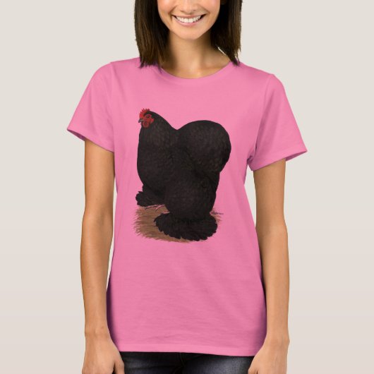 Cochin: Black Hen T-shirt (Voorkant)