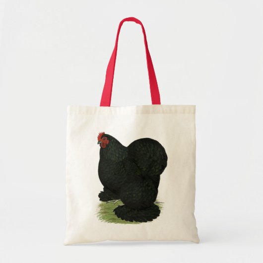 Cochin: Black Hen Tote Bag (Voorkant)