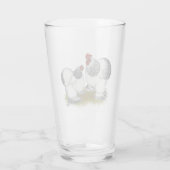 Cochin Columbian Bantams Glas (Achterkant)