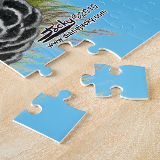 Cochin Columbian Bantams Legpuzzel (Zijkant)