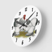 Cochin Columbian Bantams Ronde Klok (Hoek)