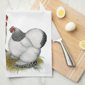 Cochin Columbian Bantams Theedoek (Quarter Fold)