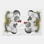 Cochin Columbian Bantams Theedoek (Horizontaal)