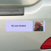 Cochin: Decoratieve roestkop Bumpersticker (Op auto)