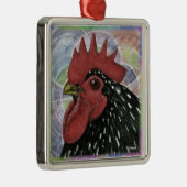 Cochin: Decoratieve roestkop Metalen Ornament (Rechts)