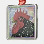 Cochin: Decoratieve roestkop Metalen Ornament (Links)