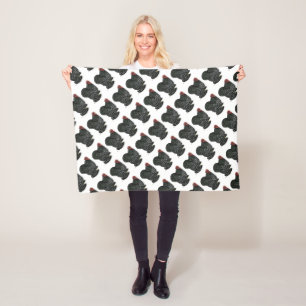 Cochin: gebotteld rooster fleece deken