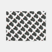 Cochin: gebotteld rooster fleece deken (Voorkant (Horizontaal))