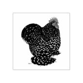 Cochin: gebotteld rooster rubberstempel (Afrduk)
