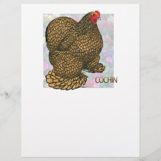 Cochin: Goudlaced Hen Flyer (Voorkant)