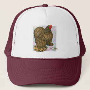 Cochin: Goudlaced Hen Trucker Pet