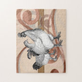  cochin kippen legpuzzel (Verticaal)