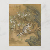Cochin Lemur Fine Art Briefkaart (Voorkant)