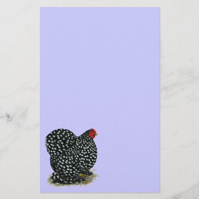Cochin Mottled Hen (Voorkant)
