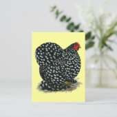 Cochin Mottled Hen Briefkaart (Staand voorkant)