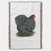 Cochin Mottled Hen Deken (Voorkant Verticaal)