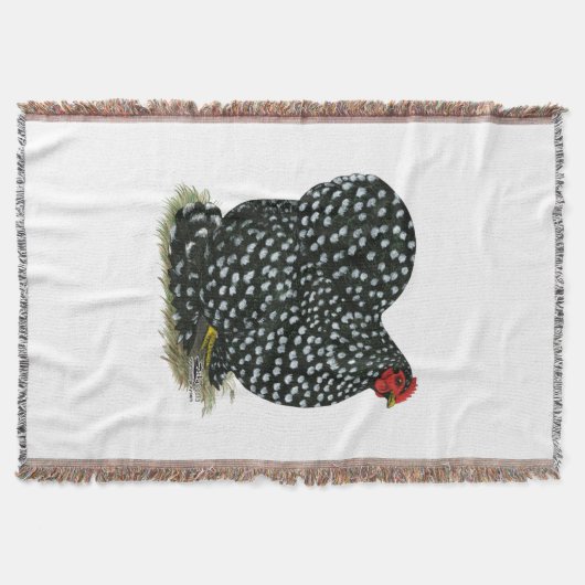 Cochin Mottled Hen Deken (Voorkant)
