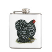 Cochin Mottled Hen Heupfles (Voorkant)