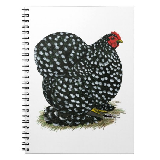 Cochin Mottled Hen Notitieboek (Voorkant)