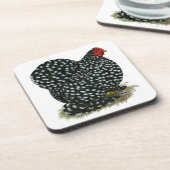 Cochin Mottled Hen Onderzetter (Linkerzijde)