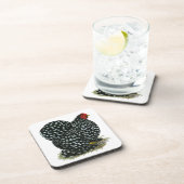 Cochin Mottled Hen Onderzetter (Rechterzijde)