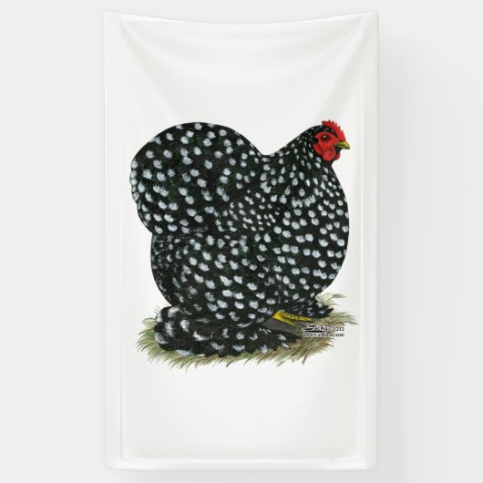Cochin Mottled Hen Spandoek (Verticaal)