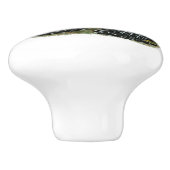 Cochin Mottled kippen Keramische Knop (Zijkant)