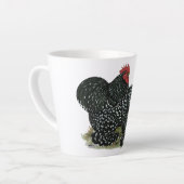 Cochin Mottled kippen Latte Mok (Linkerhoek)