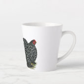 Cochin Mottled kippen Latte Mok (Rechts)