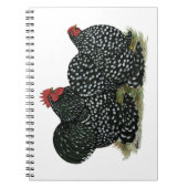 Cochin Mottled kippen Notitieboek (Voorkant)