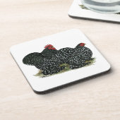 Cochin Mottled kippen Onderzetter (Linkerzijde)