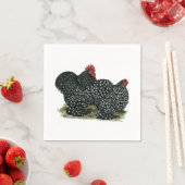 Cochin Mottled kippen Servet (Insitu)