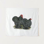 Cochin Mottled kippen Wandkleed (Voorkant (horizontaal))