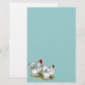 Cochin: Splash Bantams Briefpapier (Voorkant / Achterkant)