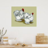 Cochin: Splash Bantams Poster (Keuken)