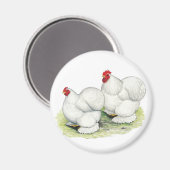 Cochin: witte balken magneet (Voorkant / Achterkant)