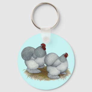 Cochin: Zelfblauw Sleutelhanger