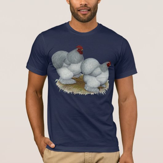 Cochin: Zelfblauw T-shirt (Voorkant)