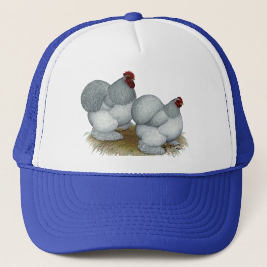 Cochin: Zelfblauw Trucker Pet (Voorkant)