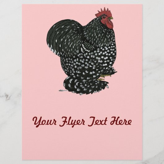 Cochin: Zwarte Mottle Flyer (Voorkant)